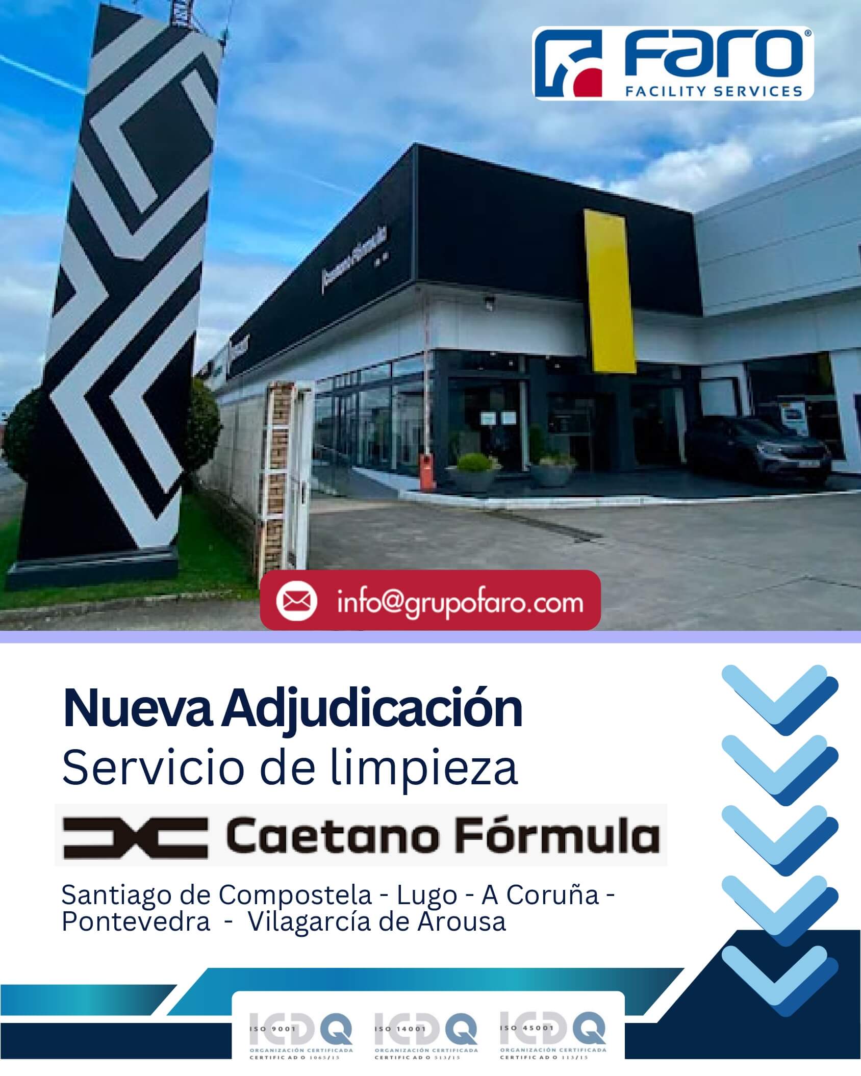 Nueva Adjudicaci&oacute;n Centros de Galicia CAETANO F&Oacute;RMULA